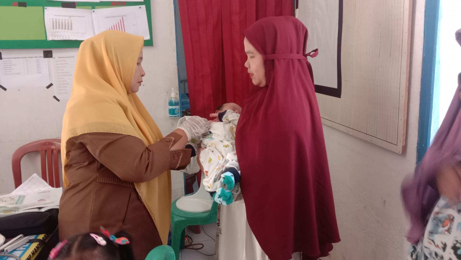 Puskesmas Air haji Posyandu Flamboyan 2  didaerah binaan Poskesri Lb Tanjak  10 januari 2023