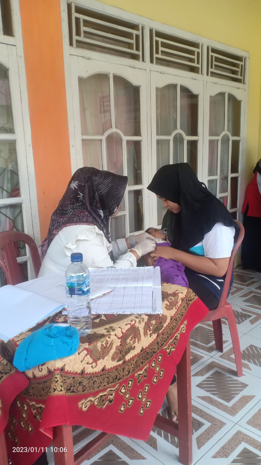PUSKESMAS IV KOTO MUDIK RABU, 11 JANUARI 2023 PELAYANAN IMUNISASI DI POSYANDU FLAMBOYAN II NAGARI TU