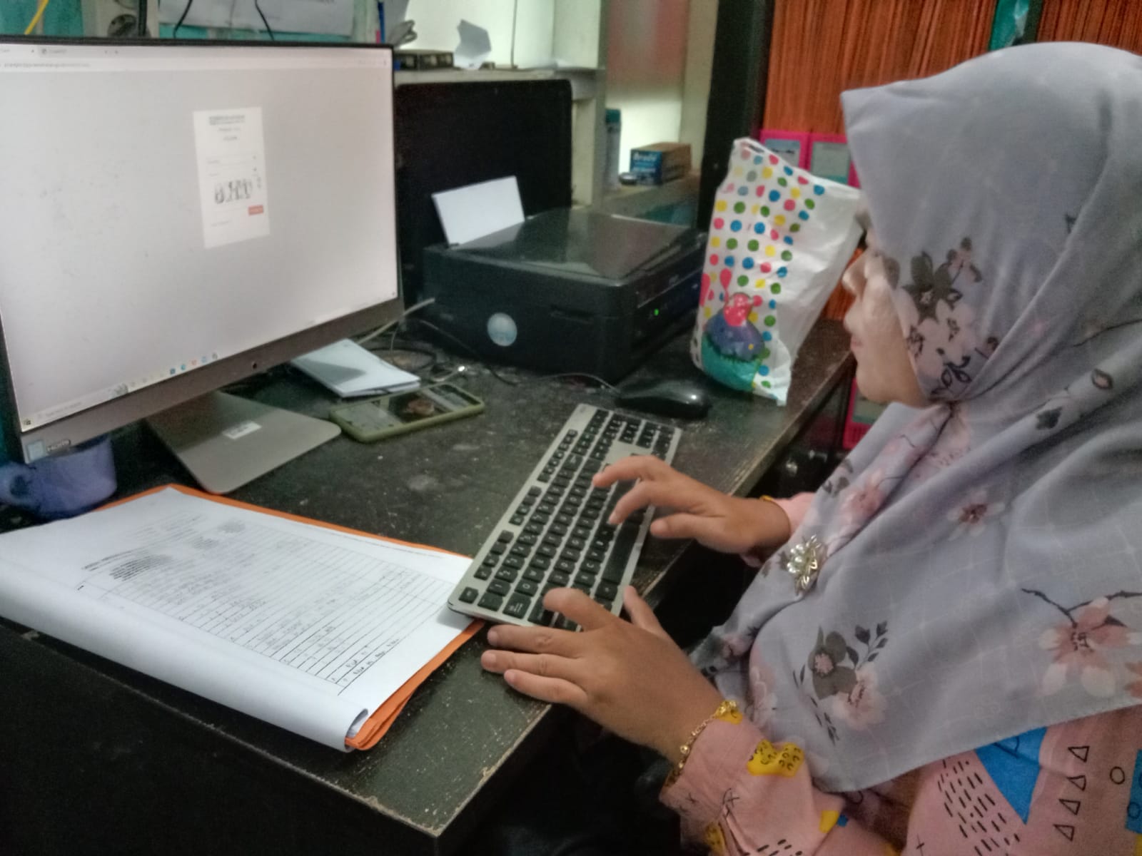 PUSKESMAS AIR HAJI KAMIS, 12 JANUARI 2023 RUANGAN REKAM MEDIS