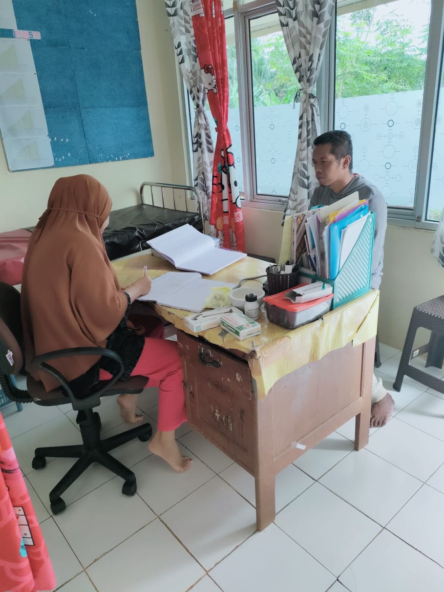 PELAYANAN POLI UMUM,PUSKESMAS AIR HAJI, kamis,12 JANUARI 2023