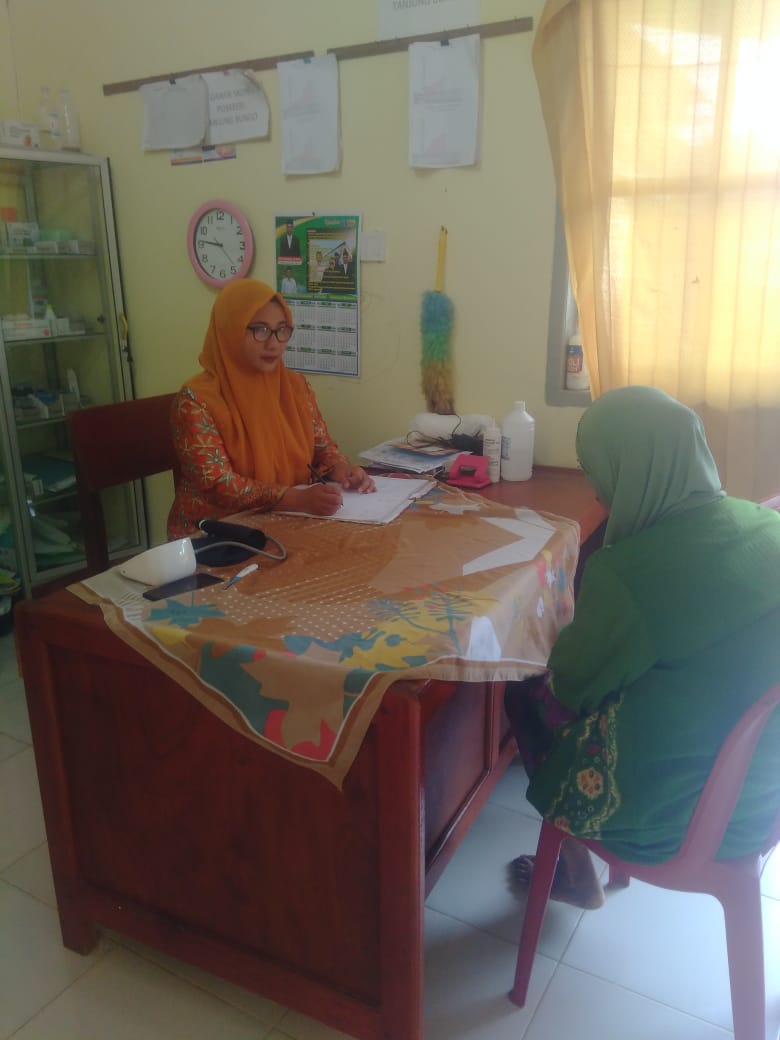 Puskesmas Air haji layani pasien Poskesri Tanjung bungo  Kamis, tgl  12-1-2023