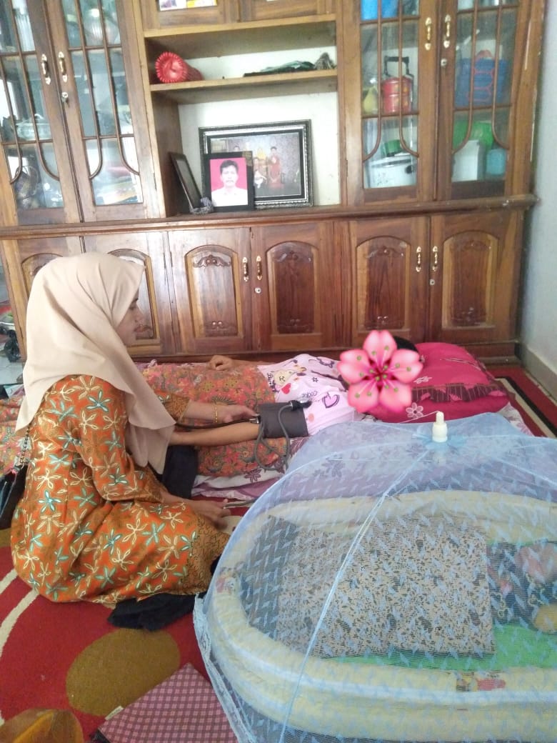 Puskesmas Air Haji kamis 12 Januari 2023 Kunjungan rumah ibu nifas di daerah binaan nagari lagan hil
