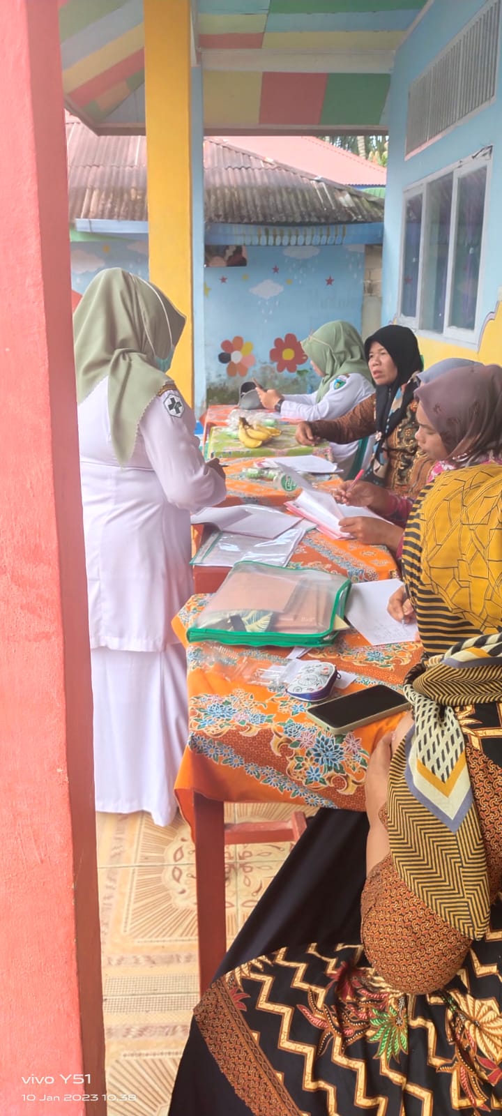 PUSKESMAS IV KOTO MUDIK Selasa, 10 Januari 2023 PEMANTAUAN PELAKSANAAN POSYANDU Flamboyan II