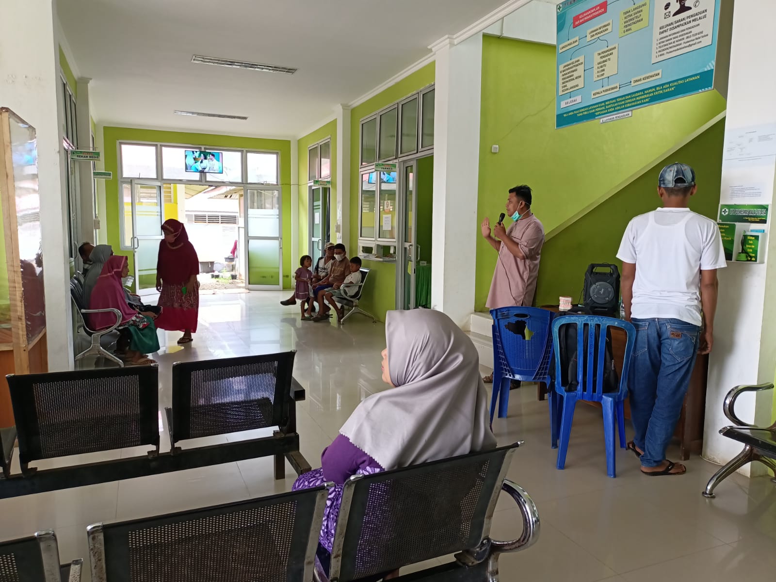 PENYULUHAN DALAM GEDUNG PUSKESMAS DALAM RANGKA MENDUKUNG INOVASI PASAN MANDE  BALAISELASA,