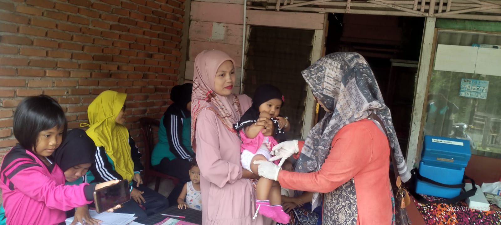 Puskesmas Air haji Posyandu Anyelir 2 Pasar lama muara air haji Jumat,13-01-2032