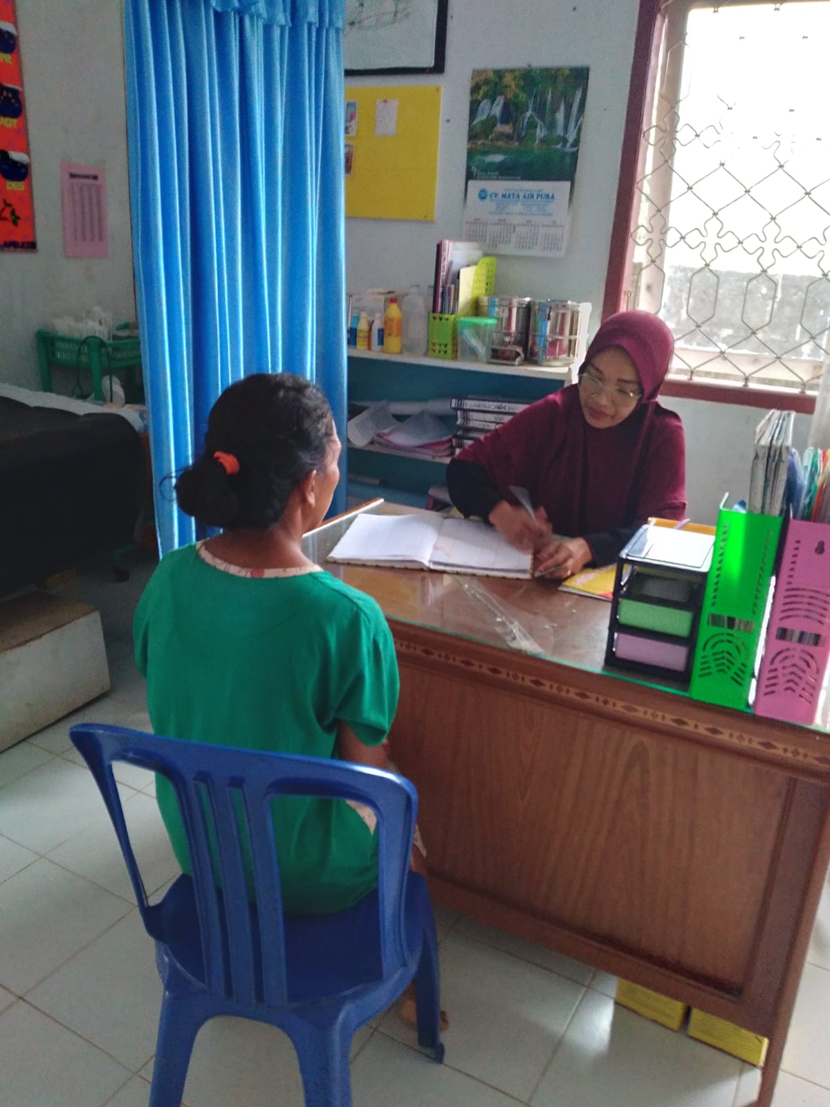 Puskesmas Air haji Poskesri Bukit Putus Dalam  Juma\'t, tgl 13-01-2023