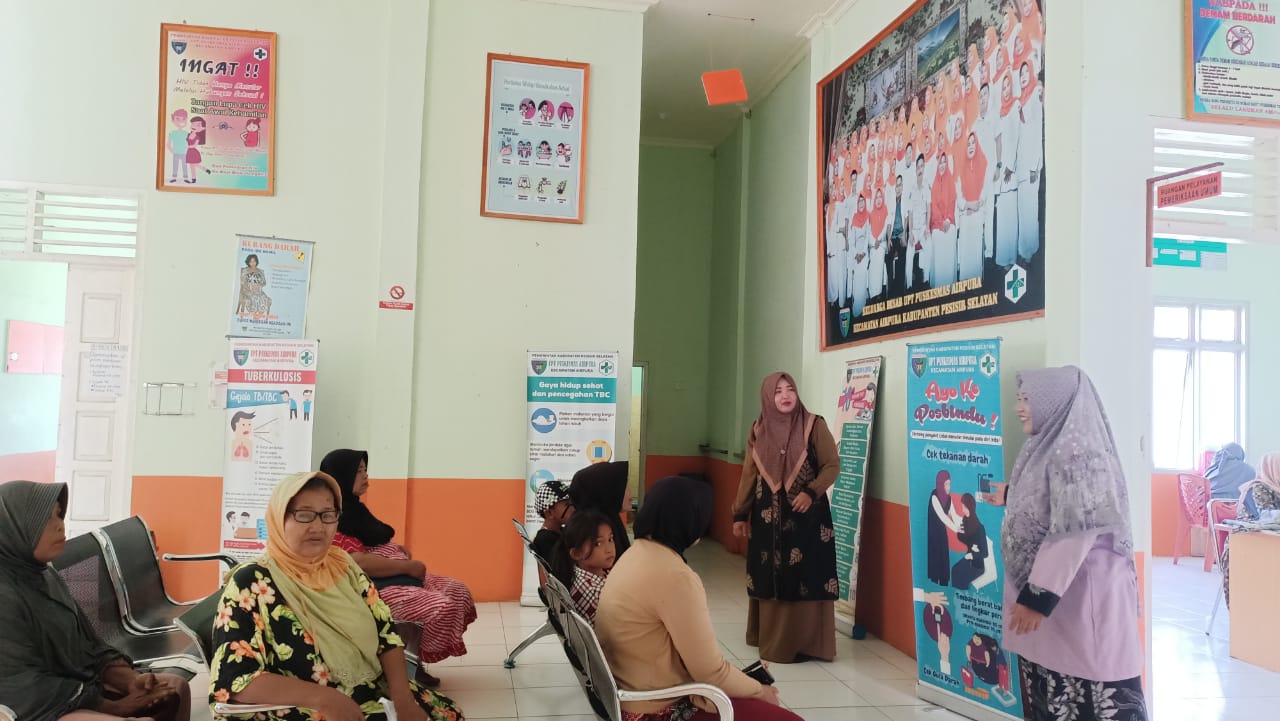 PUSKESMAS AIRPURA, 13 Januari 20PENYULUHAN PHBS DALAM GEDUNG  PUSK