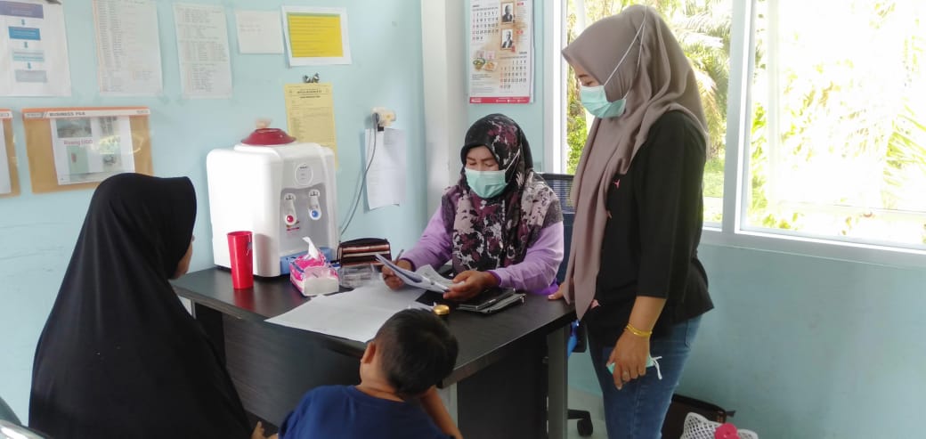 Pelayanan Anak  Manajemen Terpadu Balita Sakit  MTBS di Puskesmas Kayu Gadang Dukung PASAN MANDE