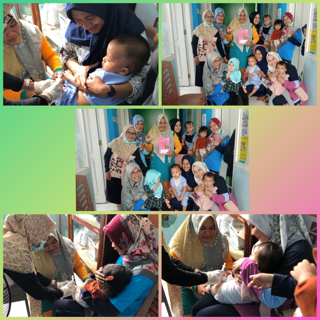 Pelaksanaan Imunisasi Vaksin PCV 3 pada Anak-Anak Staff Puskesmas Tapan 