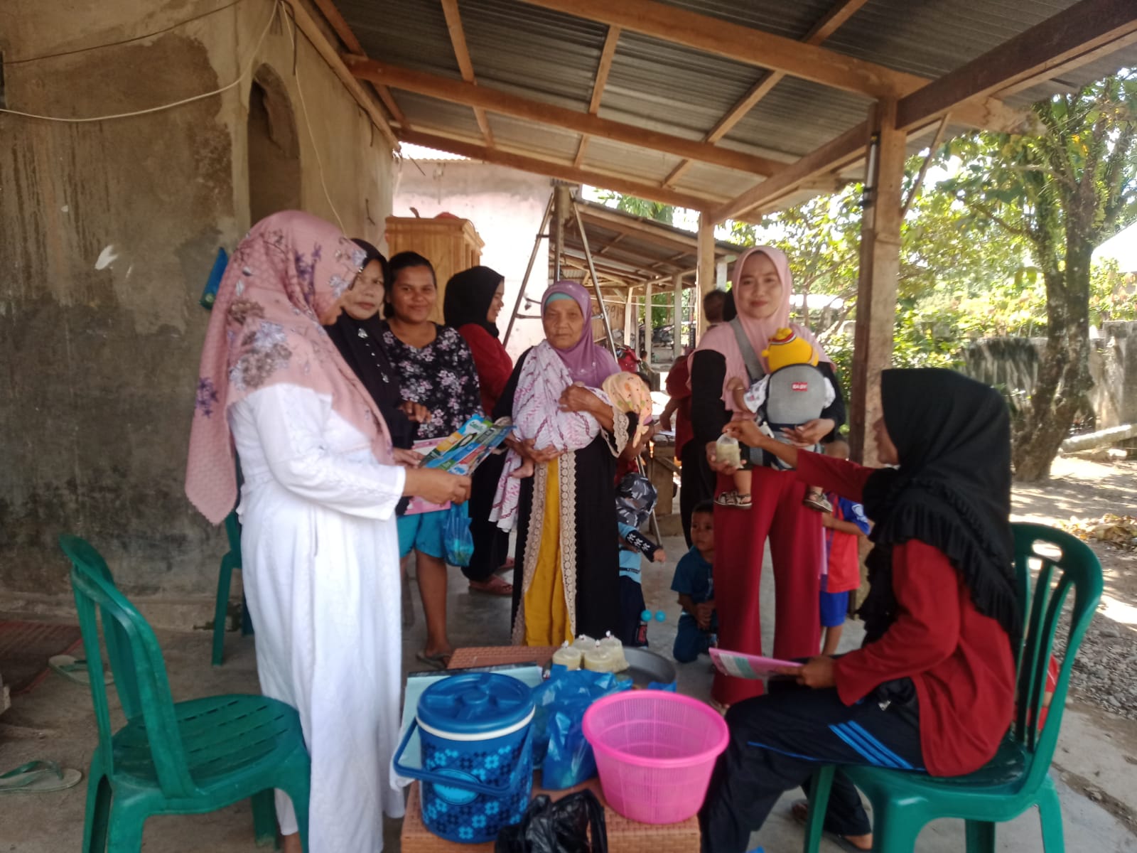 Puskesmas kayu gadang,  laksanakan posyandu dalam mendukung  Inovasi Pasan Mande berantas stunting. 