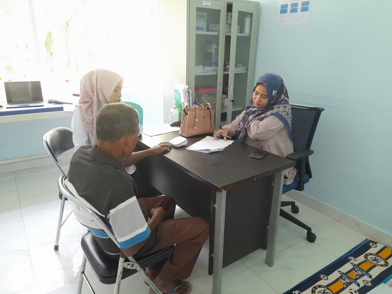 Pelayanan Di Poli Usia Lanjut Puskesmas Kayu Gadang , Senin 16 Januari  2023