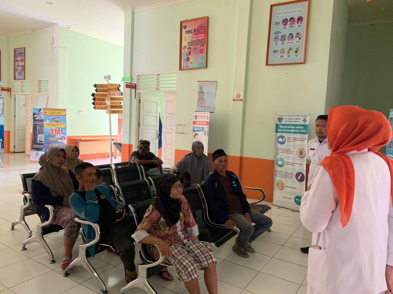 PUSKESMAS AIRPURA, Senin 16 Januari 2023  KEGIATAN PENYULUHAN DALAM GEDUNG  