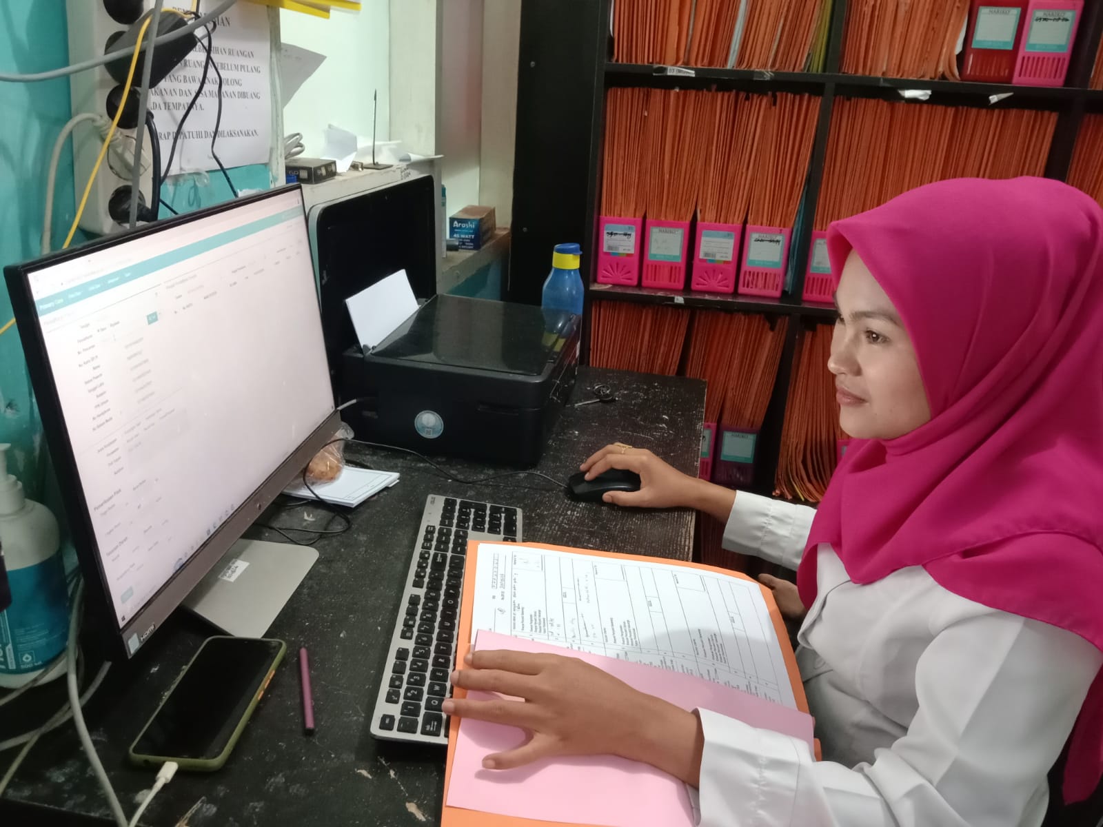 PUSKESMAS AIR HAJI SENIN,16 JANUARI 2023 RUANGAN REKAM MEDIS