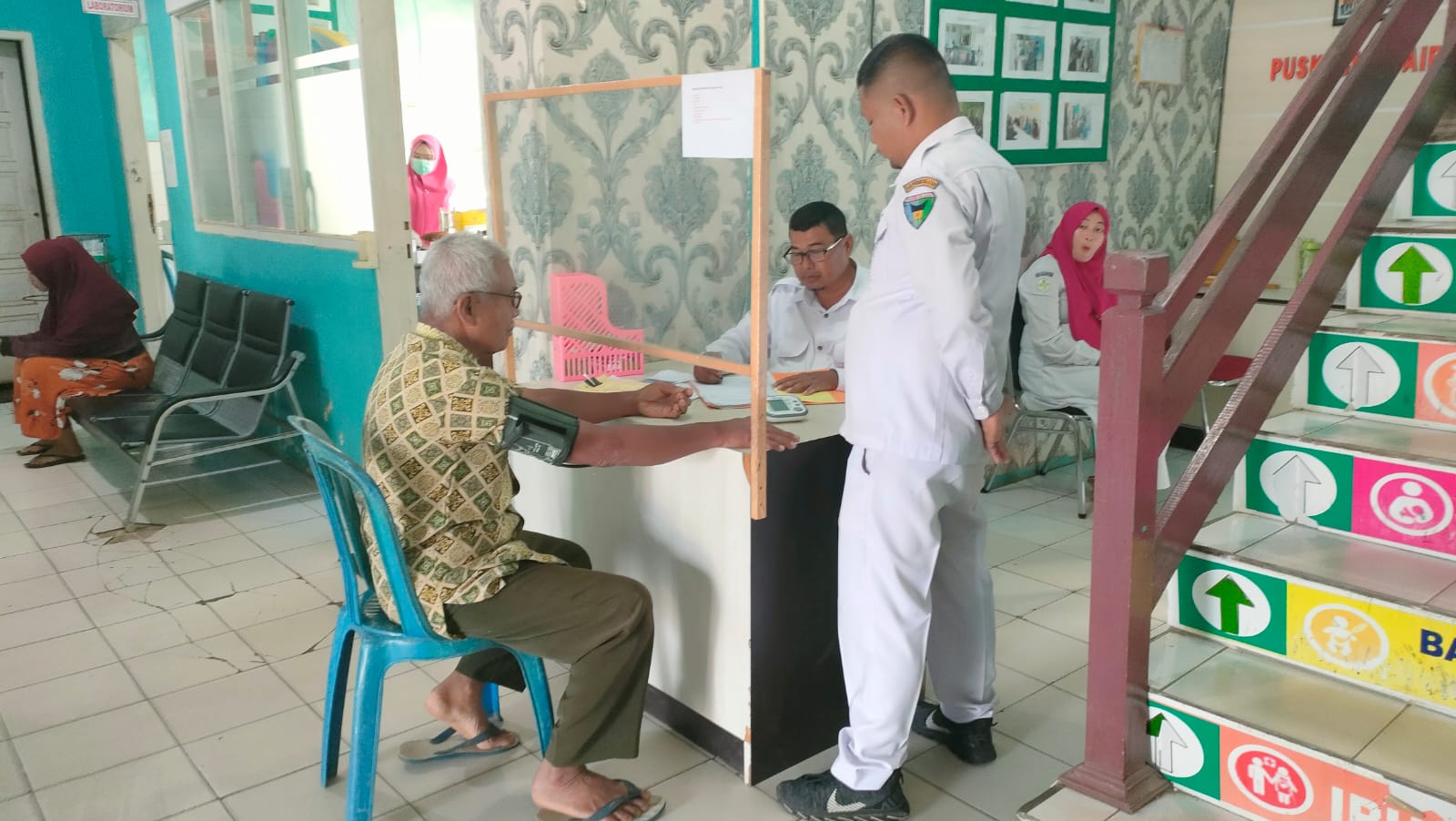 Pelayanan Di Poliklinik Usia Lanjut Puskesmas Air Haji , Senin  Tgl 16 Januari 2023