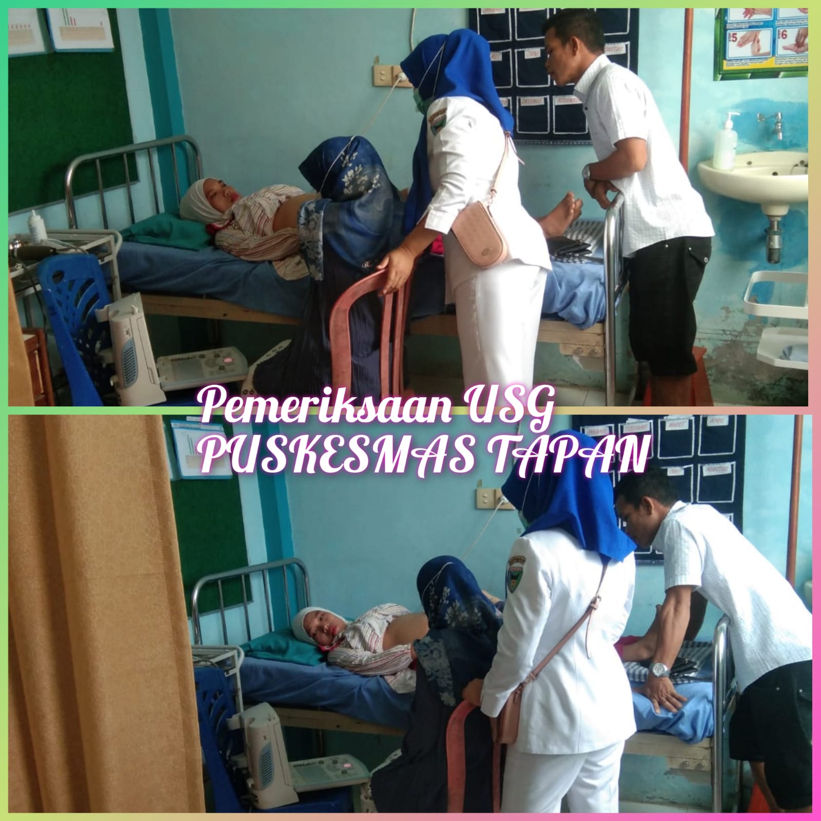 Pemeriksaan USG pada Puskesmas Tapan    Selasa, 17 Januari 2023  