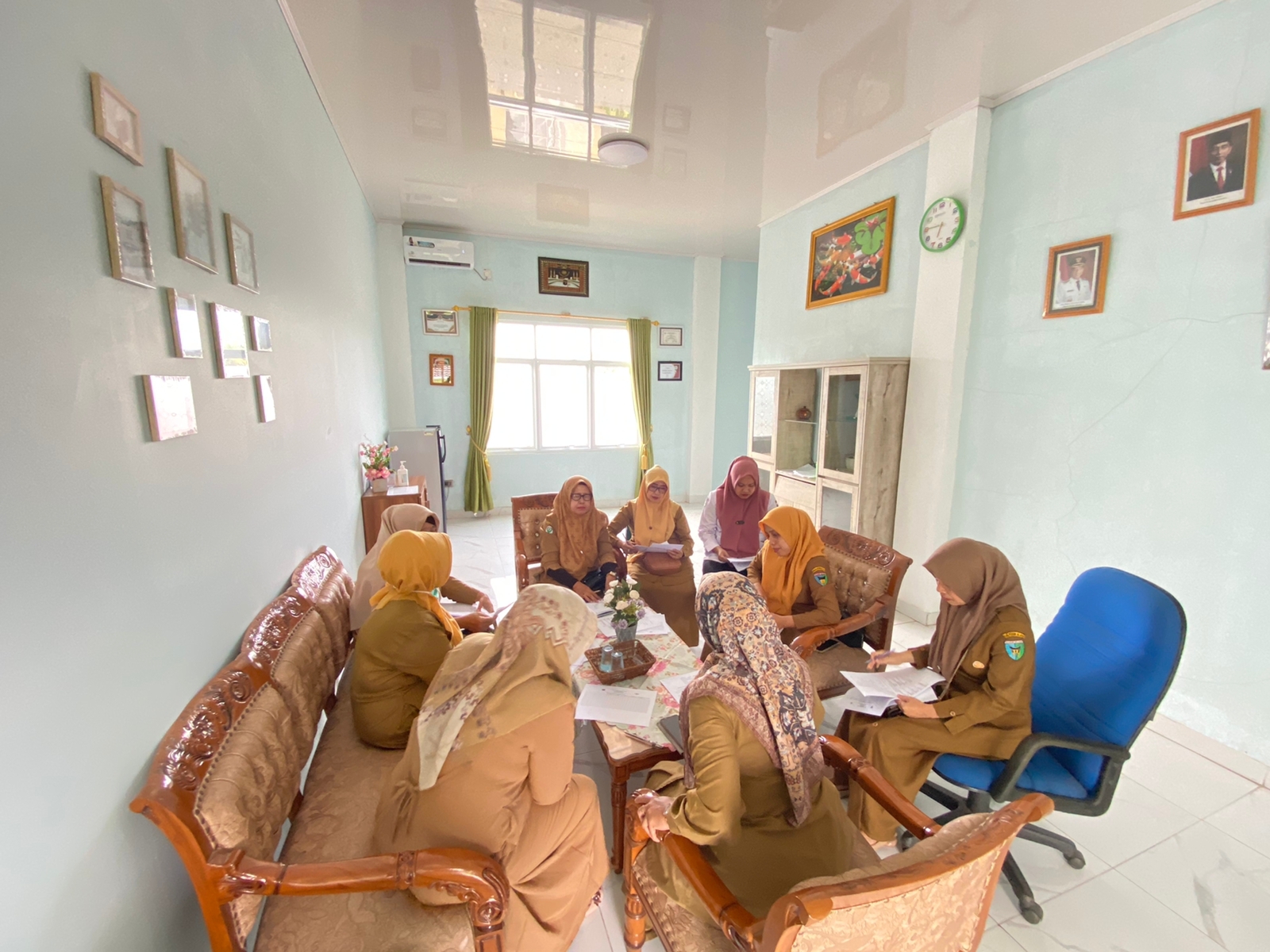 PUSKESMAS INDERAPURA  SOSIALISASI PEMBAGIAN SAMPEL DAN CARA PENGISIAN INM  (INDEKS NASIONAL MUTU ) D