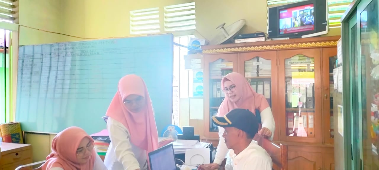 Puskesmas Koto Baru ,Rabu tgl 18 januari 2023 melakukan Koordinasi dengan Linsek Perangkat Nagari Ka