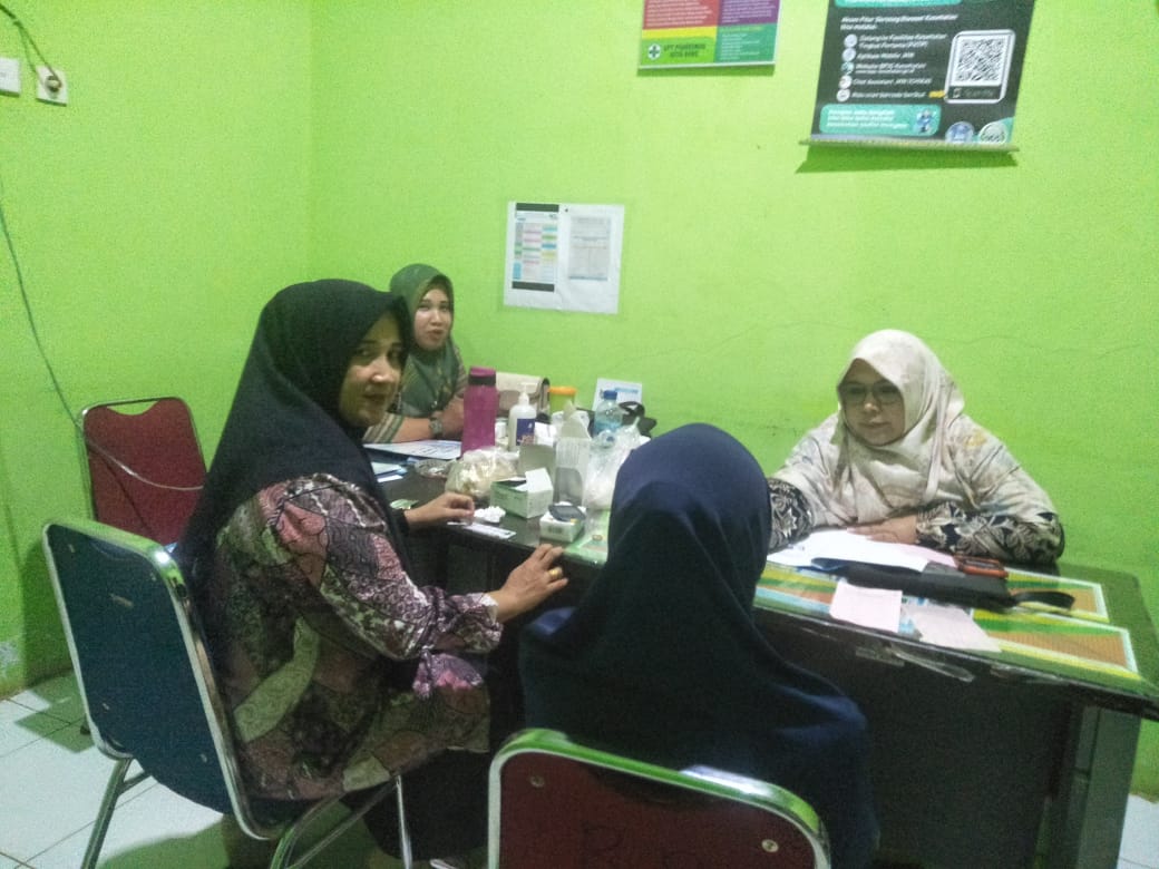 Pelayanan di Poliklinik Usia lanjut Puskesmas Koto Baru 19  Januari 2023 