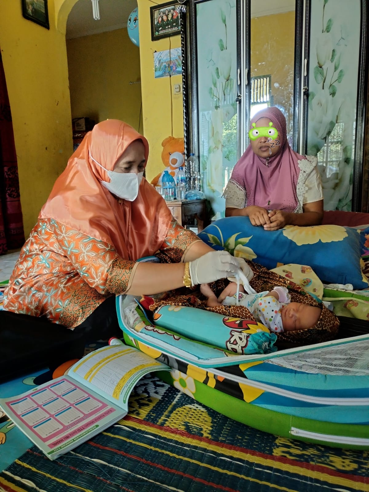 Puskesmas Air Haji  Kamis,19 Januari 2023  Melakukan kunjungan Rumah Neonatus  ke Lb Tanjak 