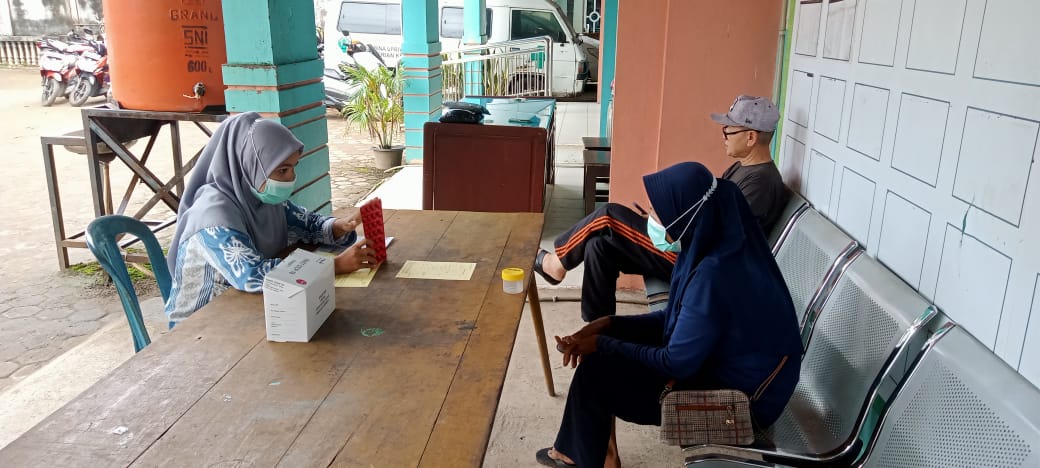 Puskesmas air haji  Kamis, tgl 19-01-2023 Pelayanan di ruangan  TB paru.