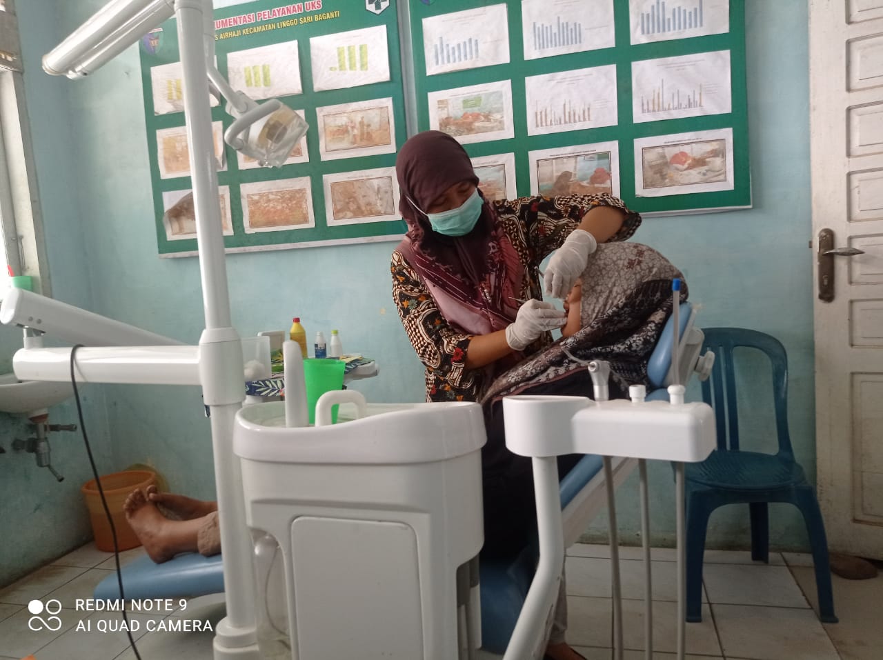 PUSKESMAS AIR HAJI Kamis, 19 Januari 2023  lakukan pelayanan di Ruang Pelayanan Kesehatan Gigi dan M