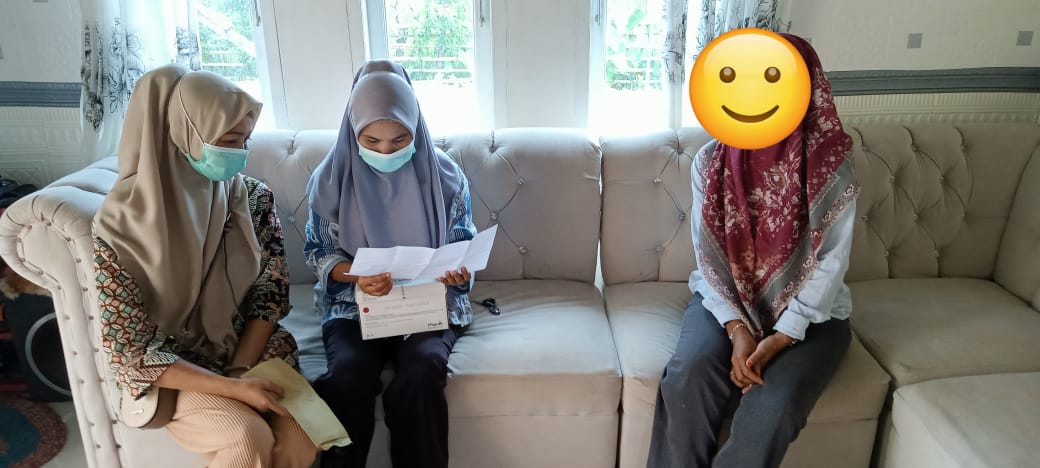 Puskesmas air haji  Kamis, tgl 19-01-2023  Melakukan kunjungan rumah pada pasien TB paru