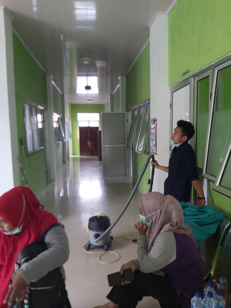 Gotong royong Puskesmas Asam Kumbang  Sabtu, 21 januari 2023