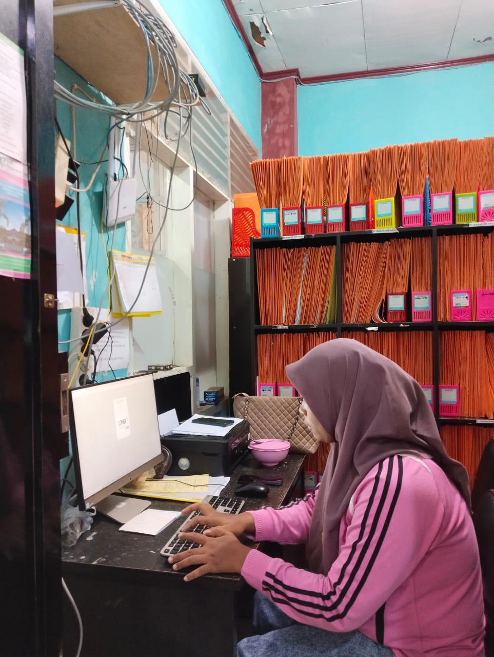 PUSKESMAS AIR HAJI SABTU  21 JANUARI 2023 RUANGAN REKAM MEDIS