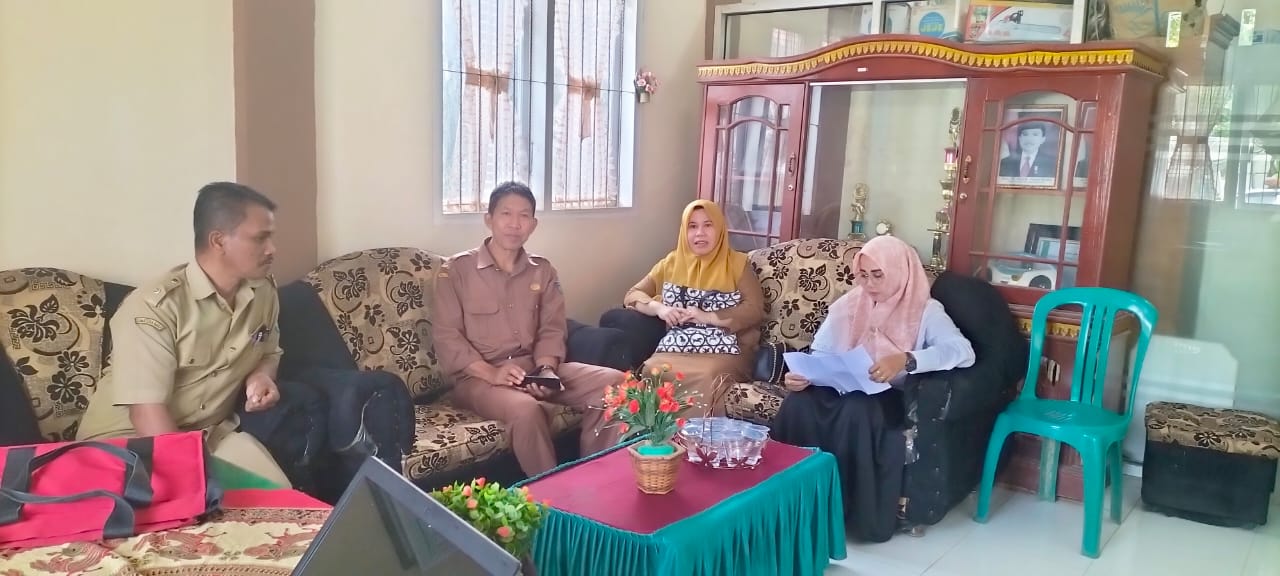 Koordinasi dengan Linsek Perangkat Nagari Kambang Utara WILKER Puskesmas Koto Baru.