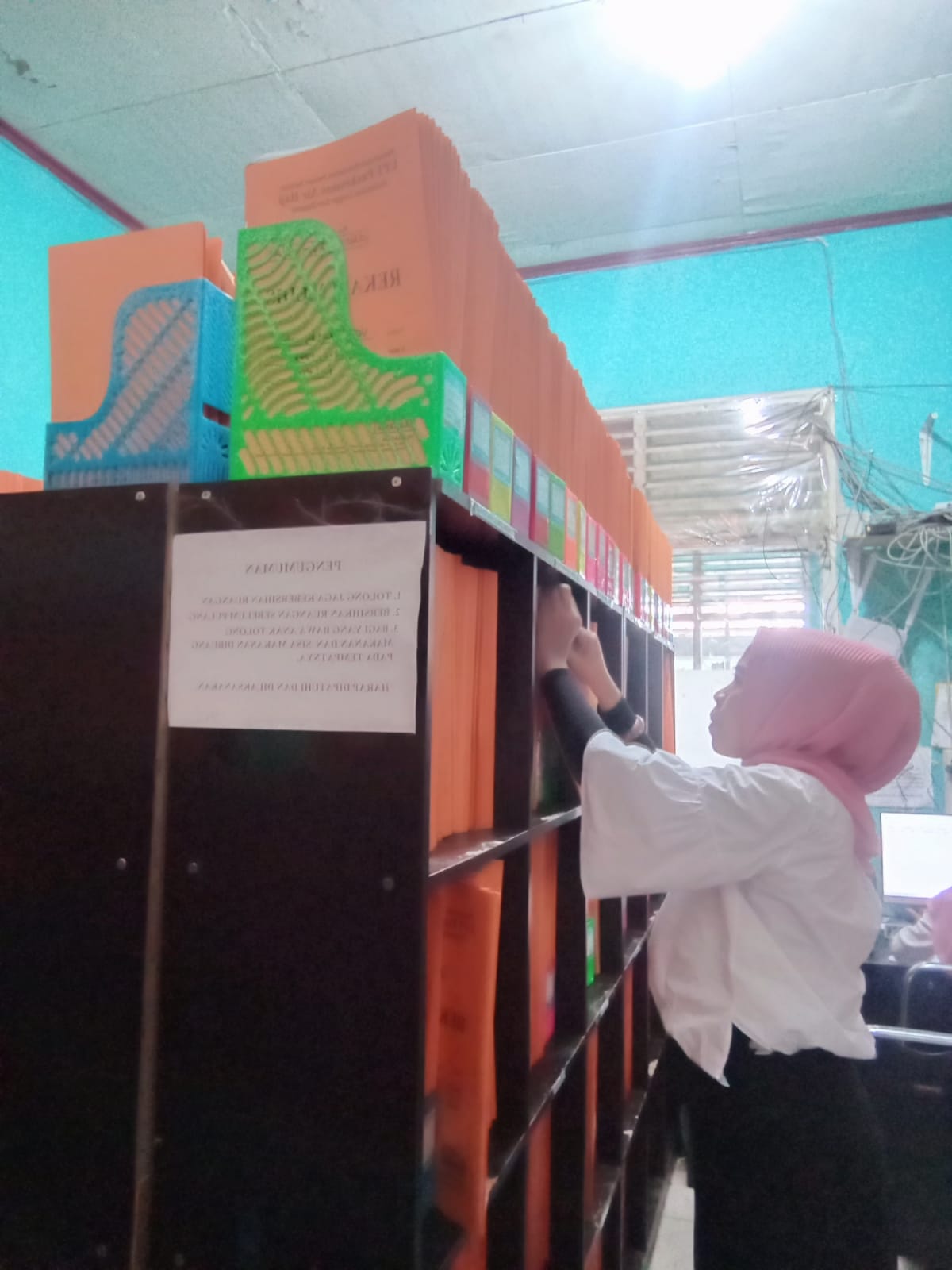 PUSKESMAS AIR HAJI SLASA,  24 JANUARI 2023 RUANGAN REKAM MEDIS