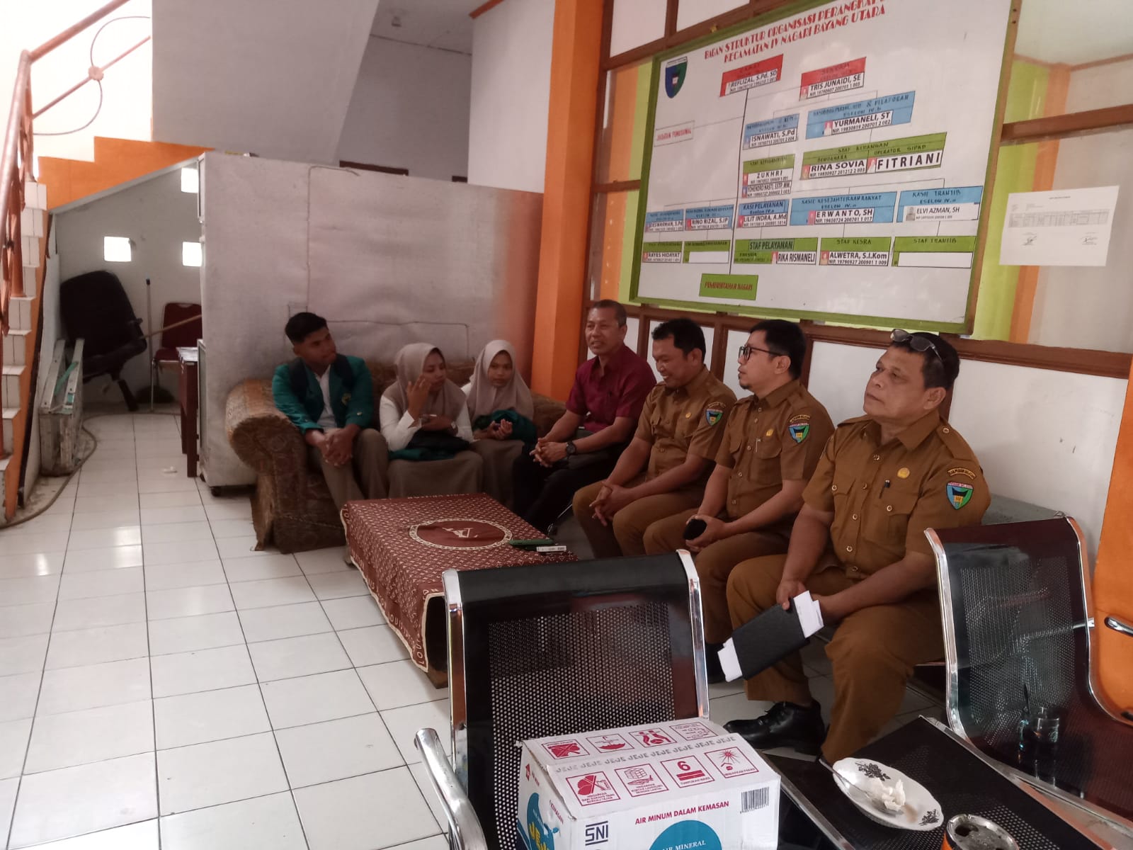 Koordinasi pengalangan komitmen Re akreditasi  Camat dan lintas sektor Puskesmas Asam Kumbang