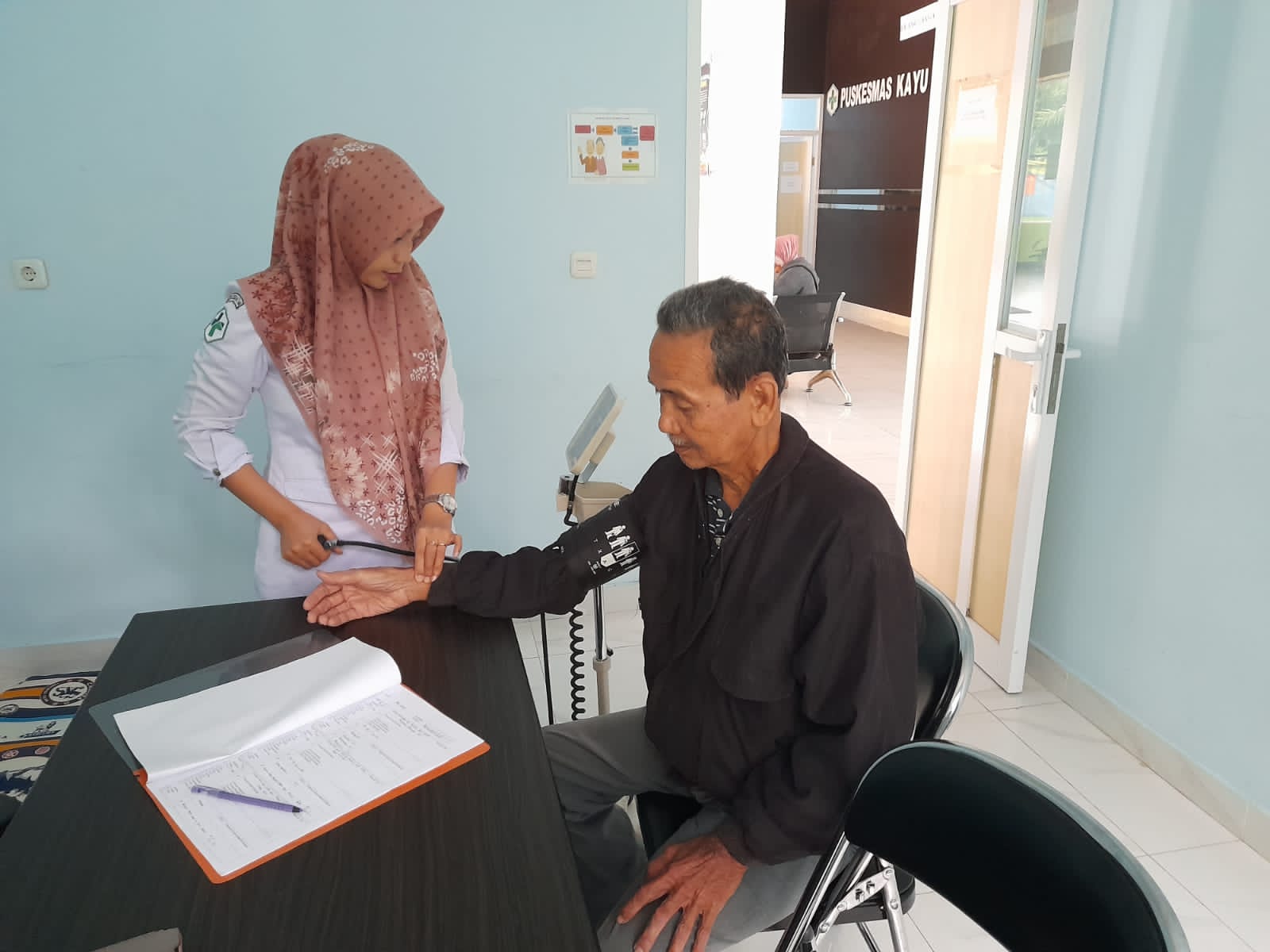 Pelayanan Di Poliklinik lanjut usia di Puskesmas Kayu Gadang, Selasa 24 Januari 2023