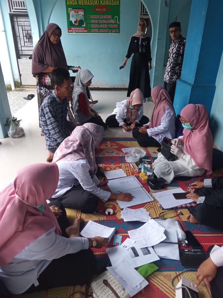 PUSKESMAS IV KOTO MUDIK Rabu, 25 Januari 2023 PELAKSANAAN DETEKSI DINI FAKTOR RESIKO PENYAKIT TIDAK 