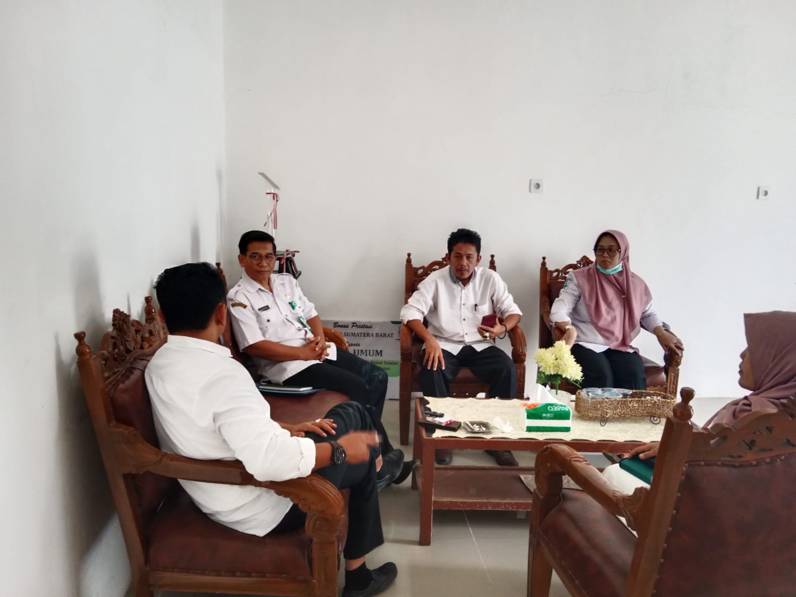KOORDINASI DAN  ADVOKASI  KE CAMAT TENTANG RENCANA KEGIATAN PUSKESMAS PS. BARU TAHUN 2023