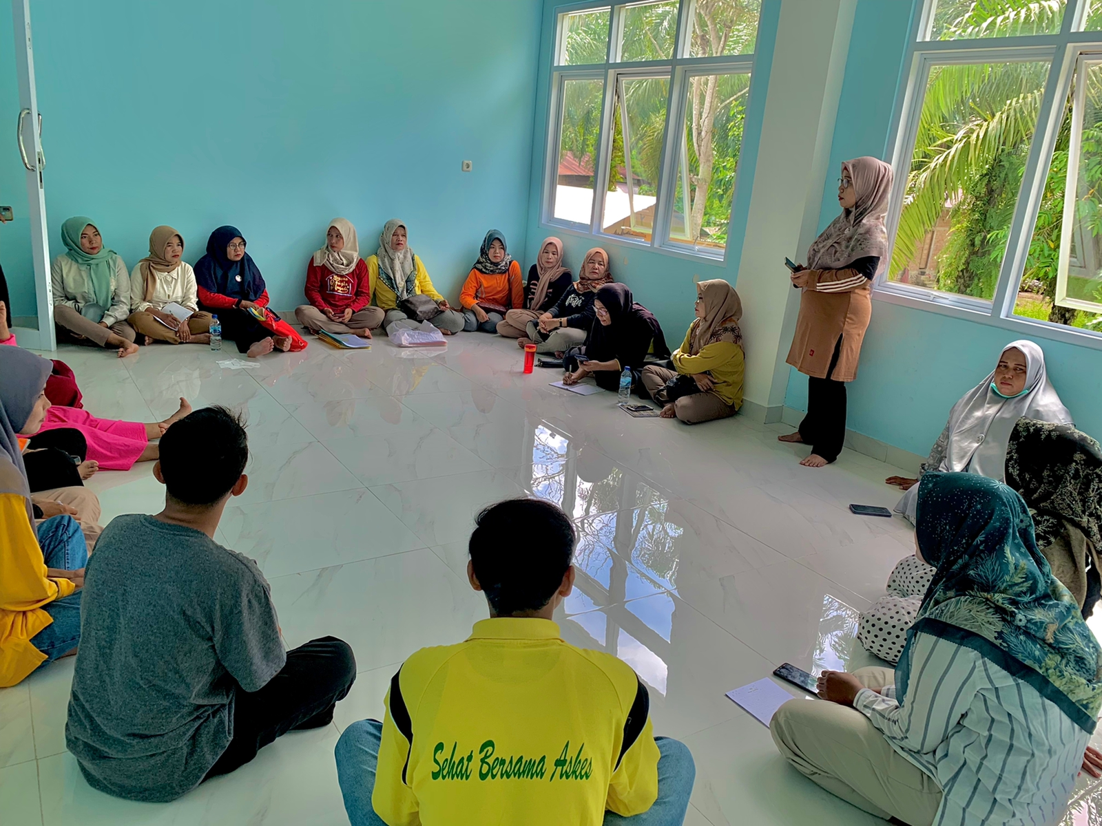 Puskesmas Kayu Gadang Mengadakan pertemuan  Membahas  Crash Program Polio 