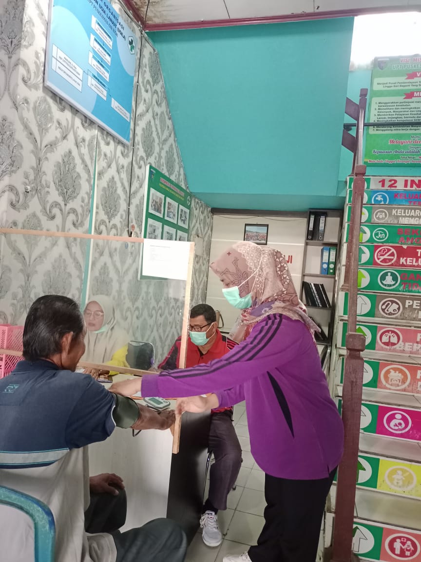Pelayanan Di Poliklinik Usia Lanjut Puskesmas Air Haji , Sabtu  Tgl , 25 Februari 2023