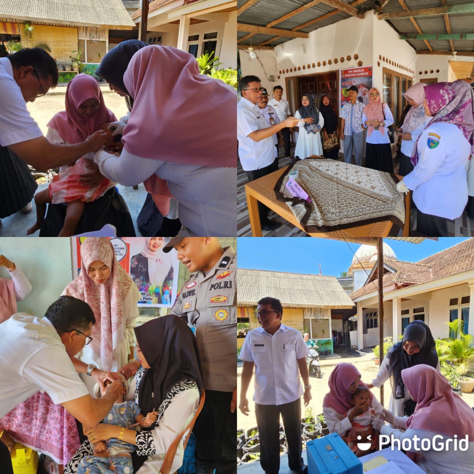 PUSKESMAS KAMBANG Rabu, 8 Maret 2023  Kegiatan Crash Program Polio di wilker Puskesmas Kambang.