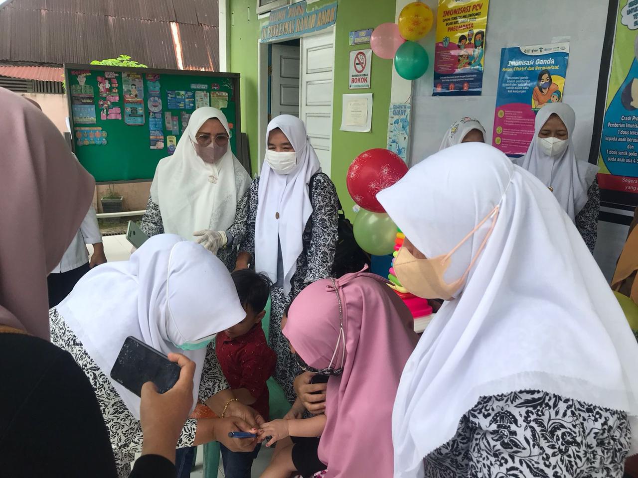 PELAKSANAAN SWEEPING CRASH POLIO UPT PUSKESMAS PASAR BARU  Senin, 13 Maret 2023, 