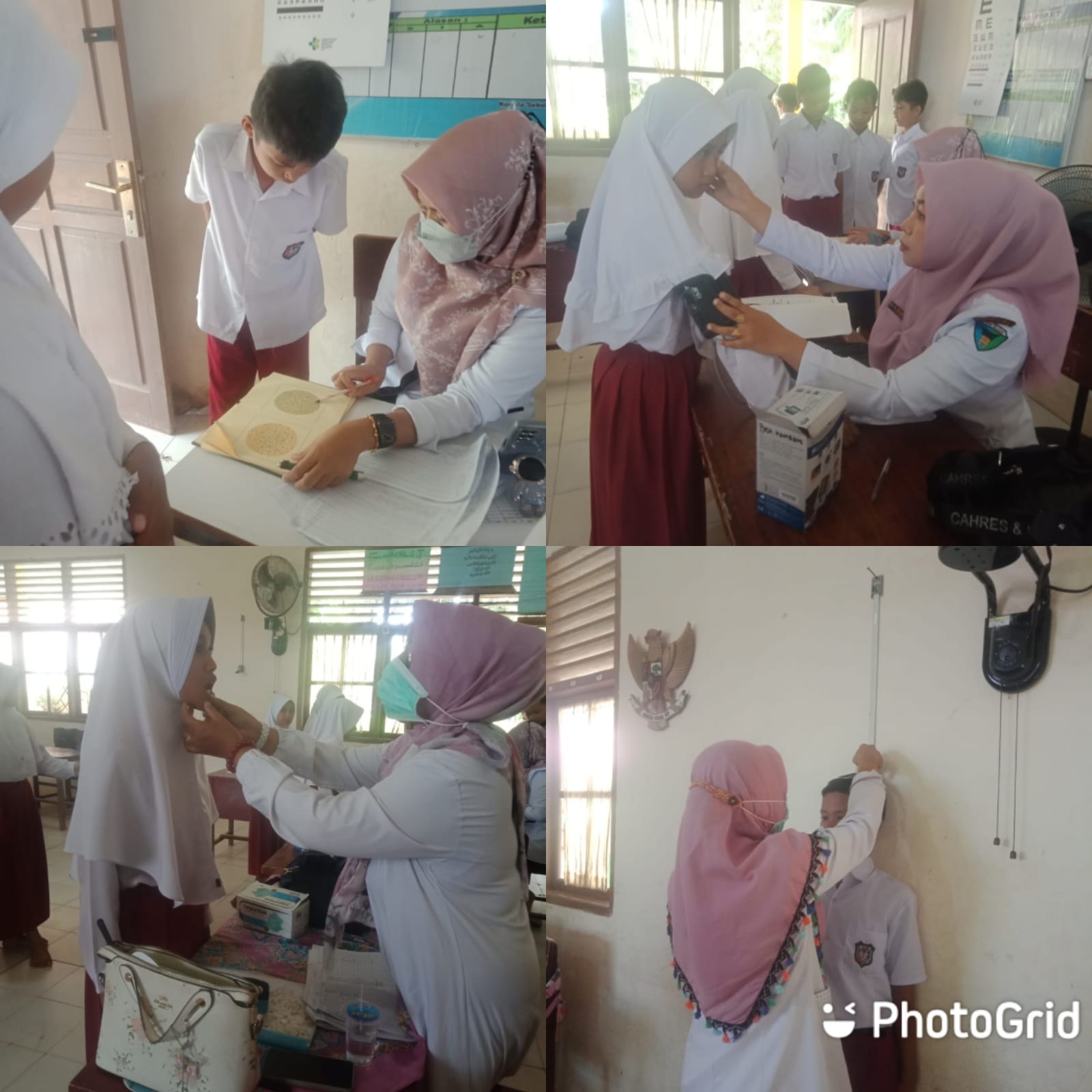 PUSKESMAS KAMBANG Senin, 13 Maret 2023  Kegiatan UKS (Pemeriksaan Berkala) peserta didik SDN 25 Pd.P
