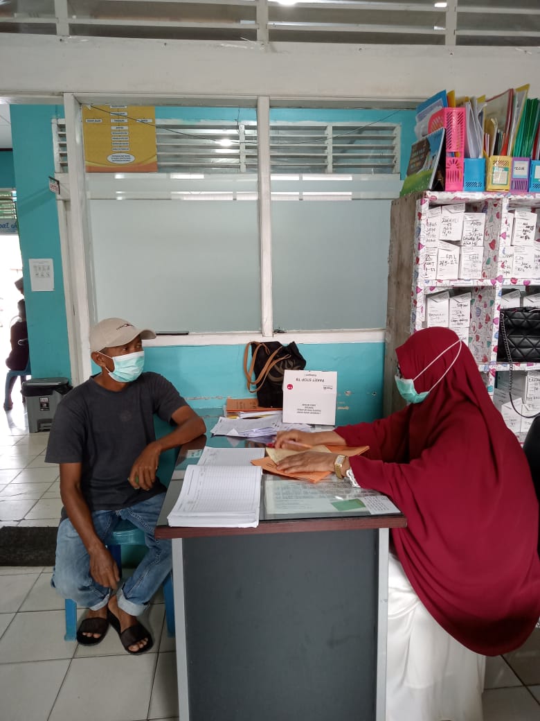 Puskesmas air haji  Senin, tgl 13-03-2023 Pelayanan di ruangan  TB paru.