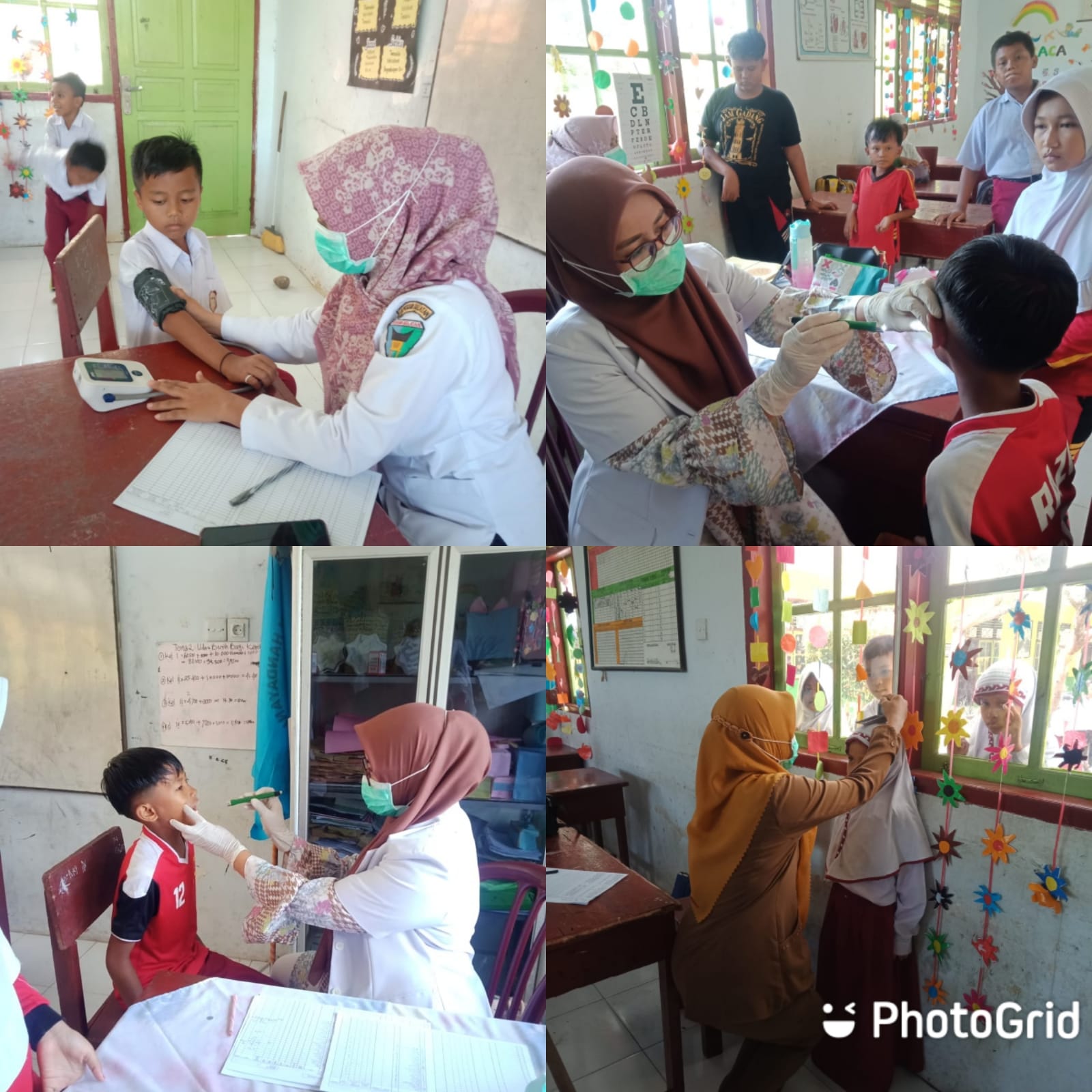 PUSKESMAS KAMBANG Selasa, 14 Maret 2023  Kegiatan UKS (Pemeriksaan Berkala) peserta didik SDN 33 Pd.