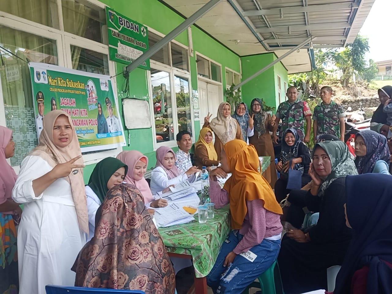 Pelayanan Di Posyandu Lansia Puskesmas Air Haji  , Rantau Simalenang Selasa Tgl , 14 Maret 2023