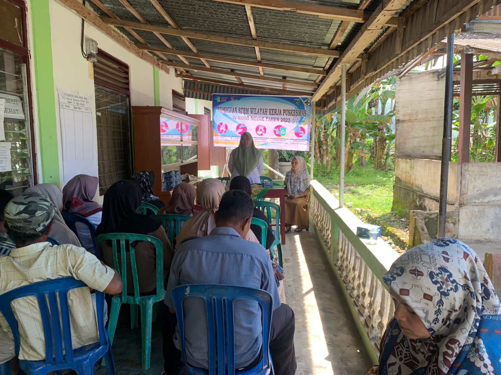 PUSKESMAS IV KOTO MUDIK  PEMICUAN 5 PILAR STBM NAGARI IV KOTO MUDIK   SELASA, 14 MARET 2023