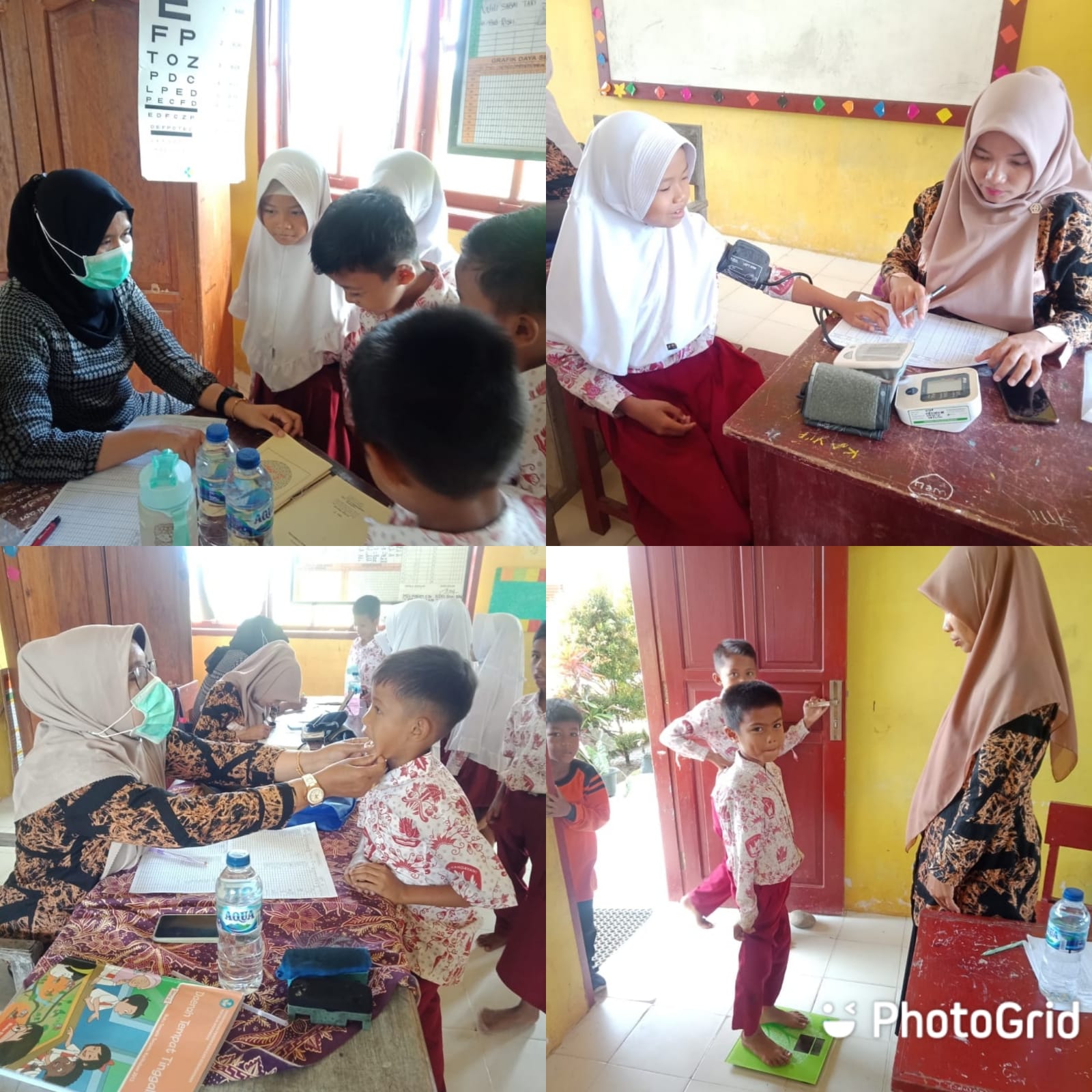 PUSKESMAS KAMBANG Kamis, 16 Maret 2023  Kegiatan UKS (Pemeriksaan Berkala) peserta didik SDN 46 Gr.P