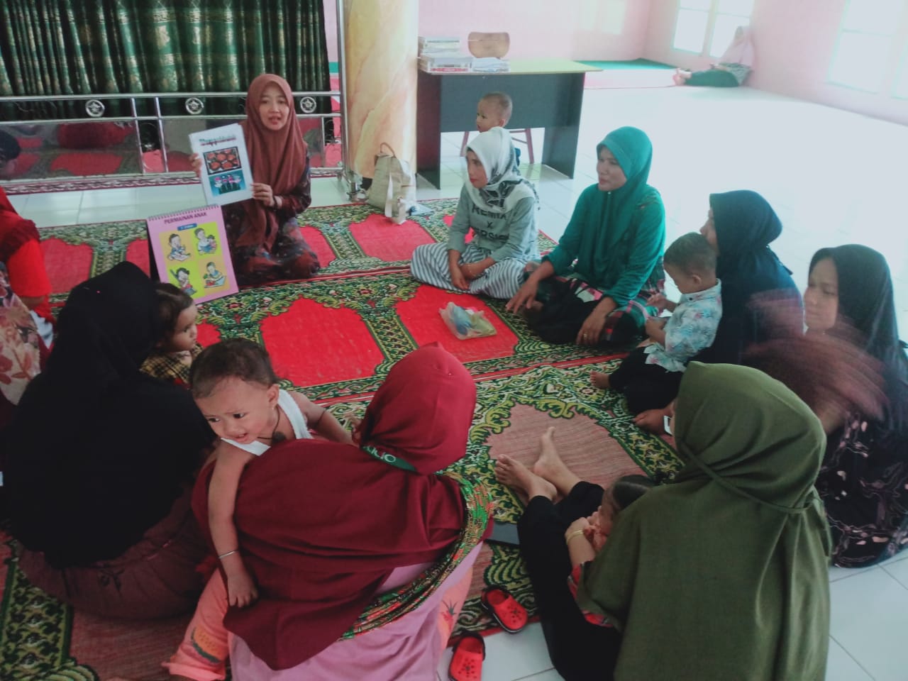 PUSKESMAS IV KOTO MUDIK Kamis, 16 Maret 2023 Kelas ibu hamil dan ibu balita dinagari Teratak Tempati