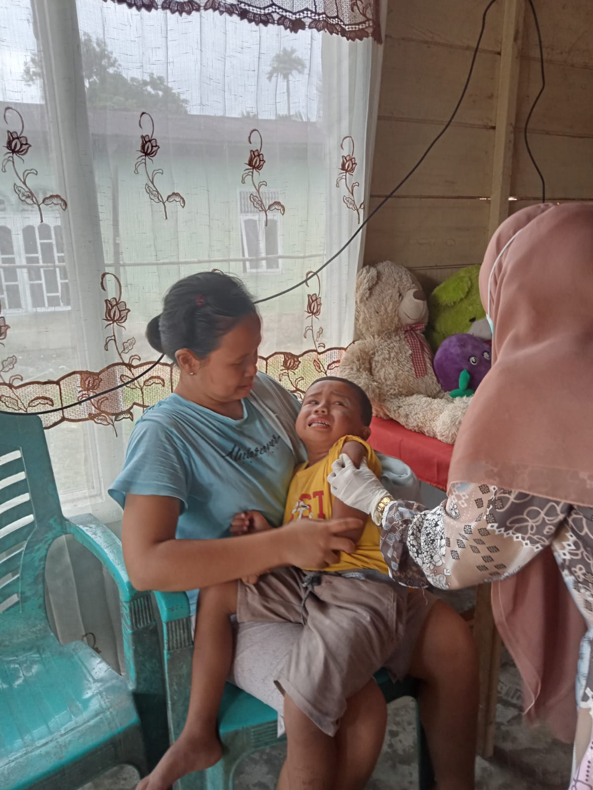 PUSKESMAS AIR HAJI  Sweeping Crash Program  Polio pada hari Jumat, 17 Maret 2023,   