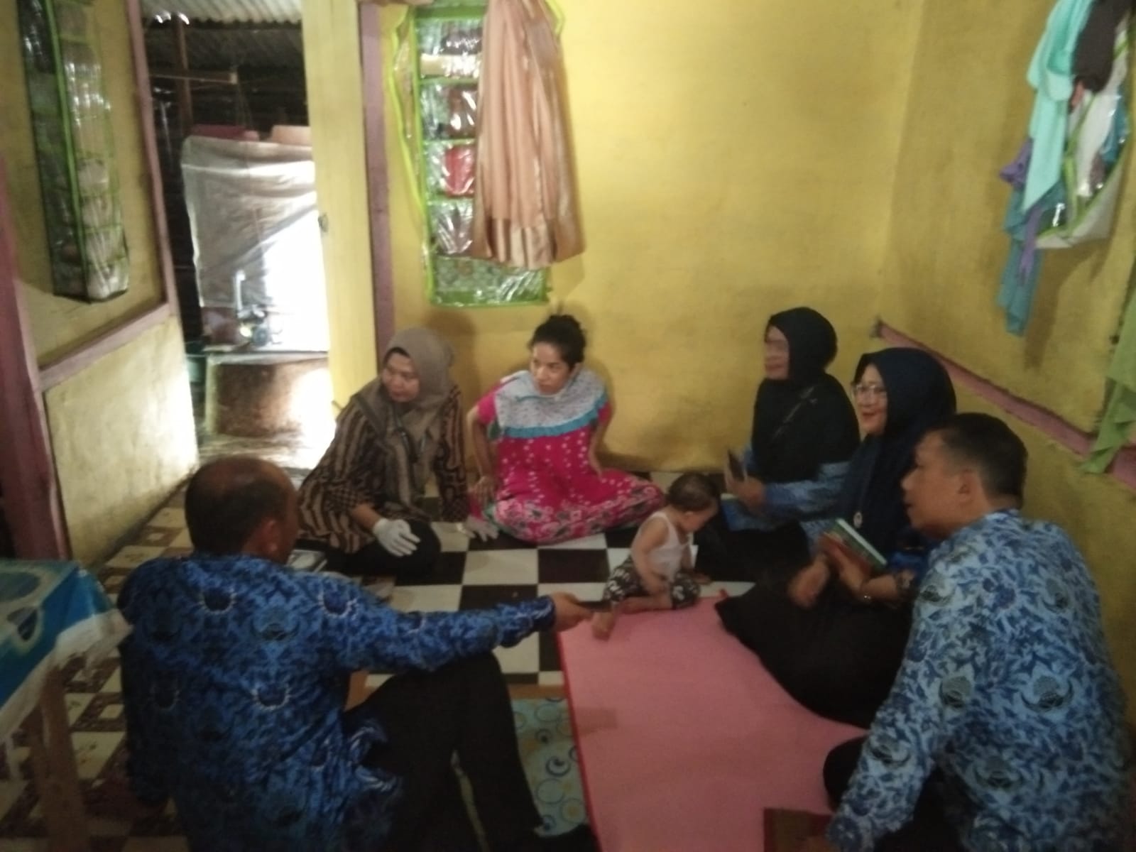 Puskesmas Asam Kumbang Melakukan kunjungan rumah dan sweping ke Nagari Puluik Puluik, Asam kumbang  