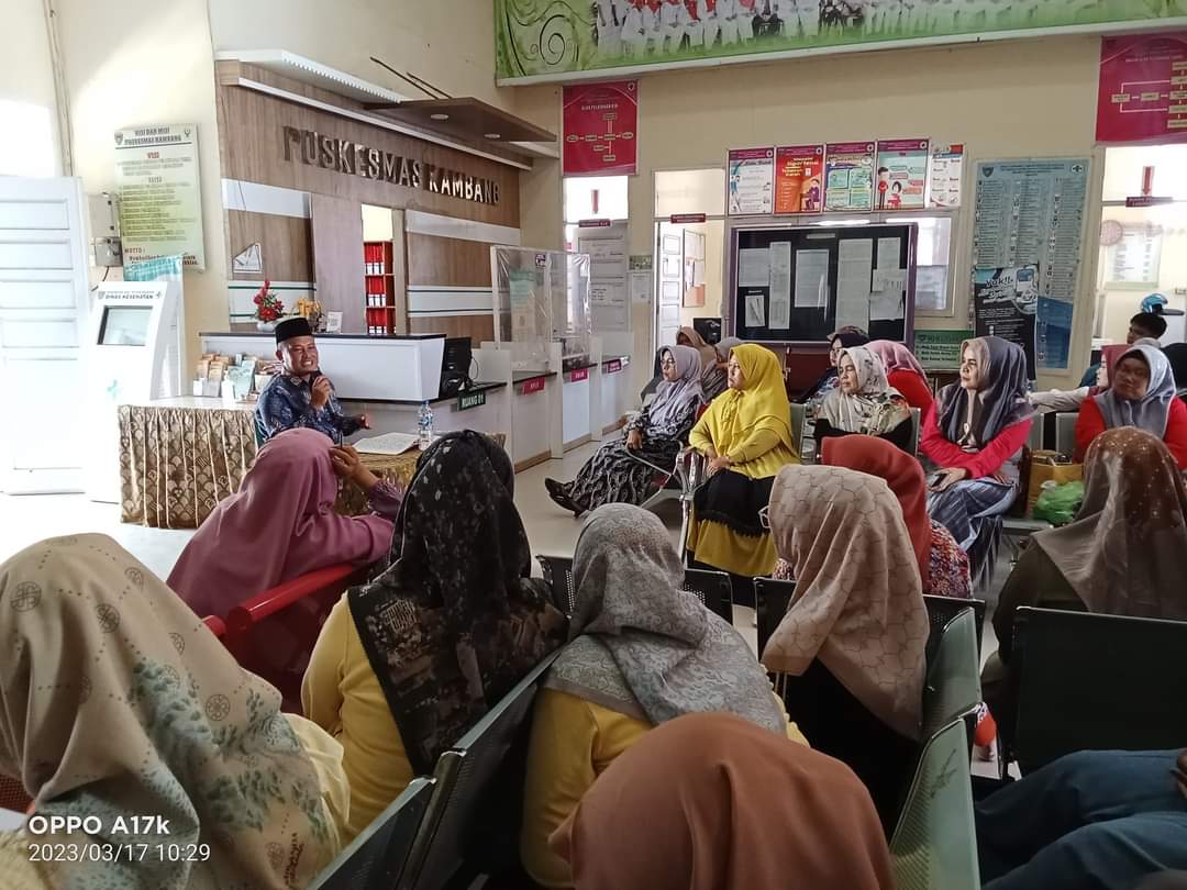 Halal Bihalal menyambut Bulan Suci Ramadhan di UPT Puskesmas Kambang Jumat, 17 Maret 2023 