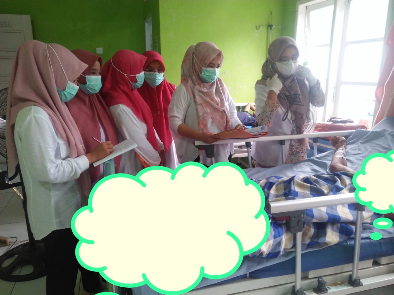 Puskesmas Air Haji, Pelayanan di ruang rawat inap RRI