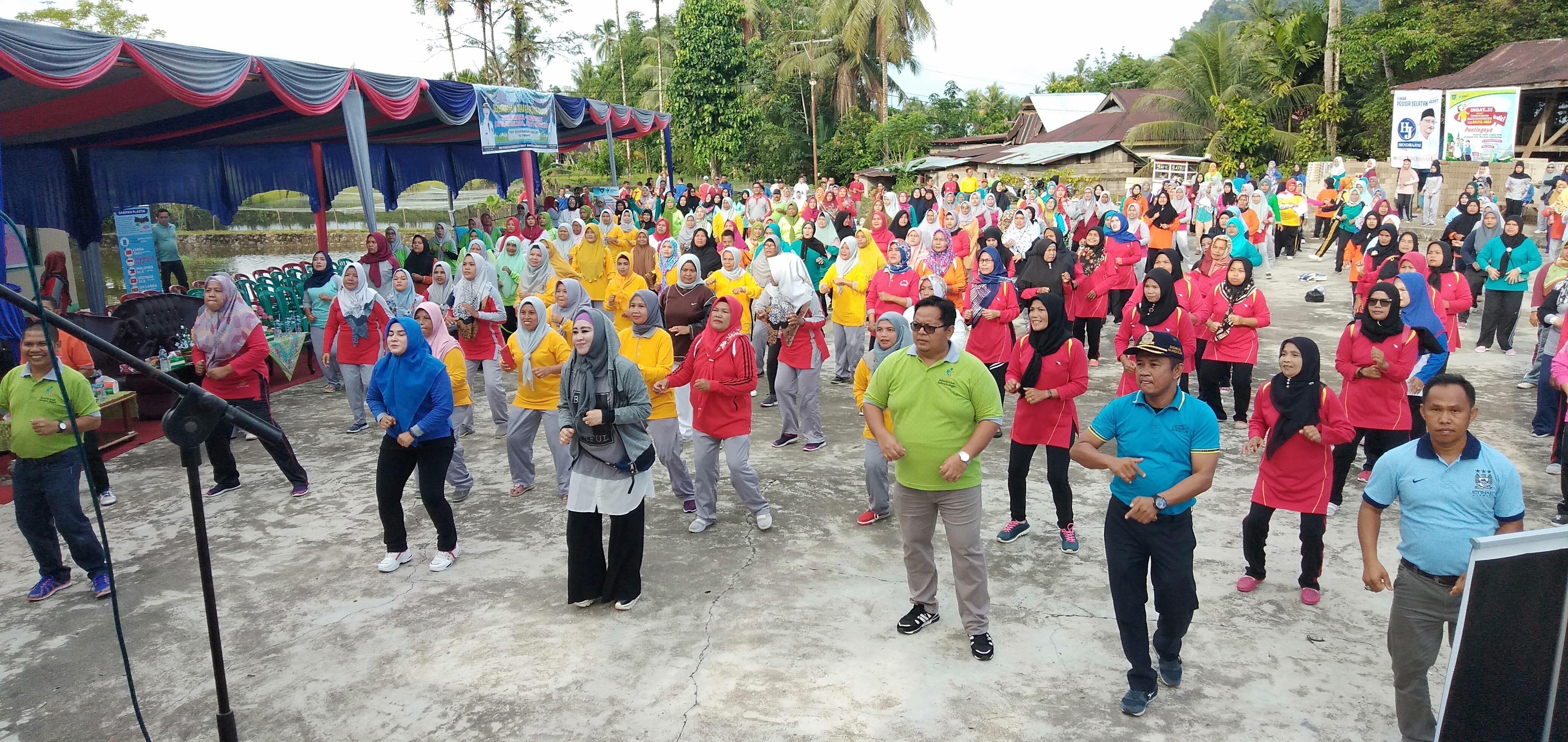 AKSI Germas Kecamatan IV Jurai di Nagari Batu Kunik Lumpo